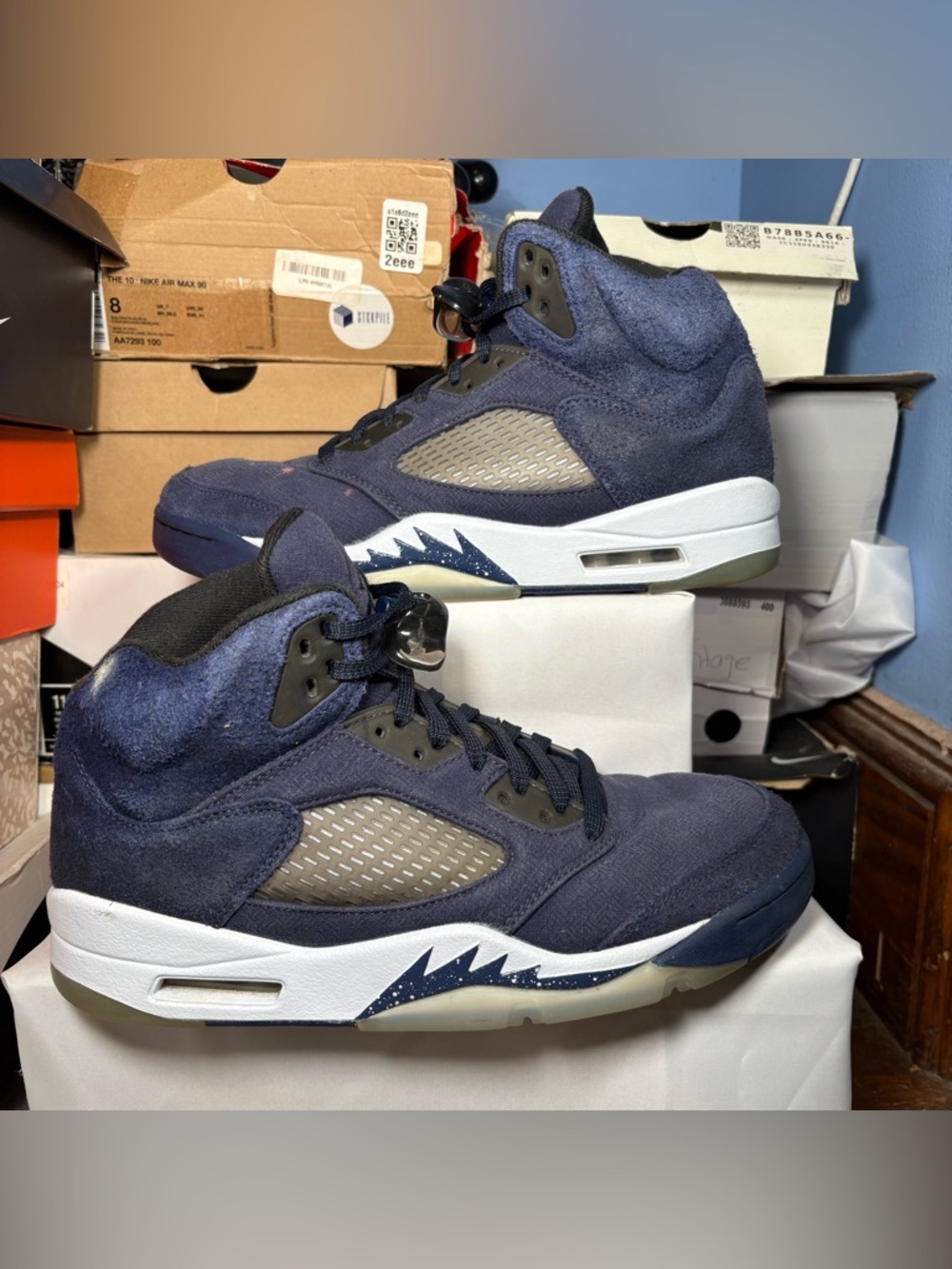 Size 9.5 - Air Jordan 5 Retro SE Midnight Navy